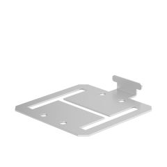 DuraPost Capping Rail in-line bracket 75mm x 1mm  BZP ( box of 10)