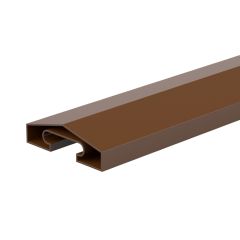 Durapost Capping Rail - Sepia Brown - 65mm x 1.83m