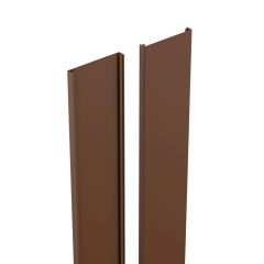 DuraPost Cover Strip for H-Post Sepia Brown 2.1 metre
