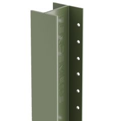 Durapost Classic 'H' Post - Olive Grey - 48mm x 1.8m