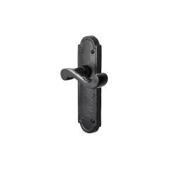 172mmx48mm Old Hill Ironworks Black Antique Laverton Suite Lever Handles Latch ONLY (per pair)