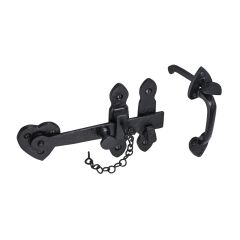 200mm Old Hill Ironworks Black Antique Cottage Thumb Latch