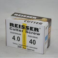 4.0 x 40mm Reisser Cutter Screws box of 200