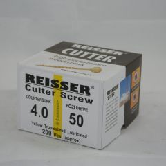 4.0 x 50mm Reisser Cutter Screws box of 200