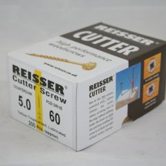 5.0 x 60mm Reisser Cutter Screws box of 200