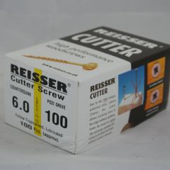 6.0 x 100mm Reisser Cutter Screws box of 100