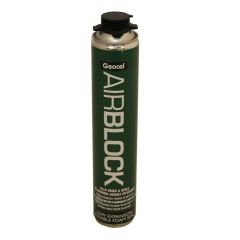 Geocel AIRBLOCK  B2 Fire rated *FLEXIBLE* Expanding Foam 750ml (for gun)