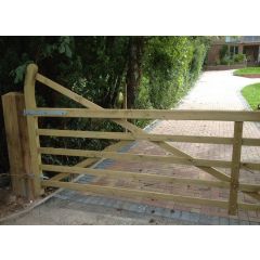 6' (1830mm) Turned Heel Gate Pressure Treated, LHH/RHH