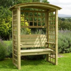 (NA) Northwood Arbour Seat (Arch Roof)