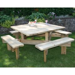 Hutton Dartmoor Square Picnic Table (DART)