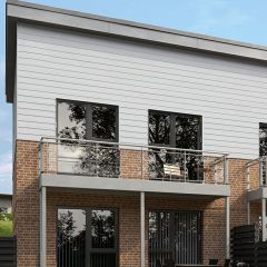 James Hardie Plank Cladding Cedar Arctic White