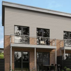 James Hardie Plank Cladding Cedar Cobble Stone