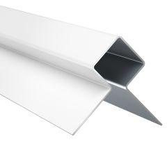 James Hardie Plank Metal Trim External Corner 3.0m Arctic White **