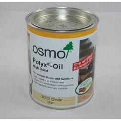 Osmo Polyx Hardwax Oil Tint - Clear Matt 3062 - 0.75 litres
