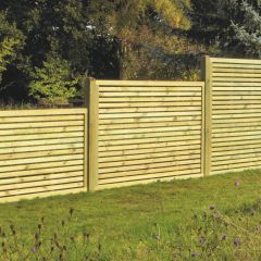 1.8m x 1.2m (6ft x 4ft) Slatted Fence Panel