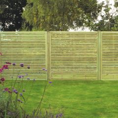 1.8m x 1.8m (6ft x 6ft) Slatted Fence Panel  **Limited Availability** End of Line