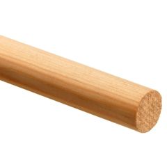 Untreated Pine Dowel Floor Mouldings 12mm x 2.4m