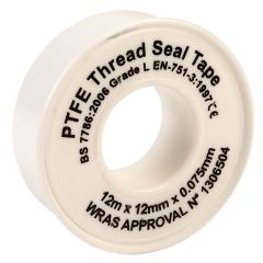 PTFE Thread Seal Tape 12mm wide 12m roll