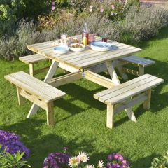Square Picnic Table, Rowlinsons