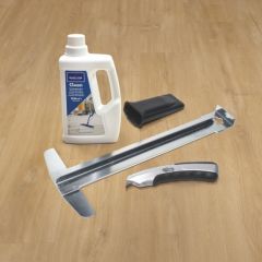 Quick-Step Vinyl Starters Kit (1x Installation Tool, 1x Vinyl Knife, 1x Cleaning Solution)