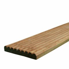 25 x 150mm (21 x 145) Yellow Balau Hardwood Smooth / Castellated Deckboard