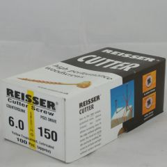 6.0 x 150mm Reisser Cutter Screws box of 100