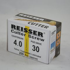 4.0 x 30mm Reisser Cutter Screws box of 200