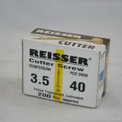 3.5 x 40mm Reisser Cutter Screws box of 200