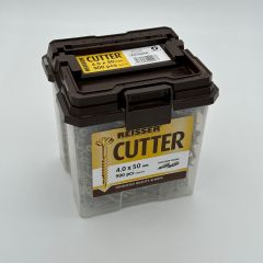 4.0 x 50mm Reisser Cutter Screws Tub of 900 inc 2x25mm Torsion bits