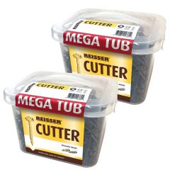 4.0 x 40mm Reisser Cutter Screws MEGA Tub of 3500 inc 2x25mm Torsion bits