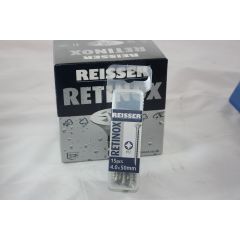 4.0 x 50mm Reisser Retinox A2 Stainless Steel Pozi Screw clipbox of 15