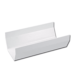 FloPlast (RGS4) 114mm White Square Line Gutter, 4.0m **Clearance**