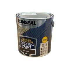 Ronseal Ultimate Deck Paint - English Oak - 2.5L