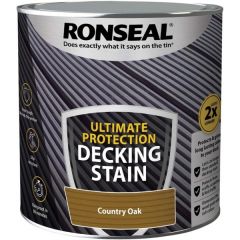 Ronseal Ultimate Protection Decking Stain Country Oak 2.5L