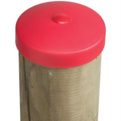 KBT Plastic Pole Cover in Green for 100mm Round