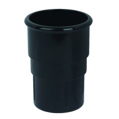 FloPlast (RSM1) 50mm Black Round Miniflo Pipe Socket