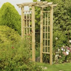 The Ryeford Garden Arch, traditional looking arch with curved top. Free delivery to most of UK Mainland