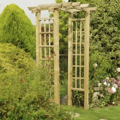 The Ryeford Garden Arch, traditional looking arch with curved top. Free delivery to most of UK Mainland