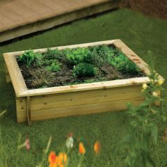 Raised bed/Sandpit (H)235mm (W)1200mm (D)1200mm