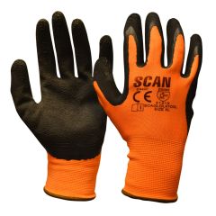 Scan Knitshell Thermal Gloves (black & orange)