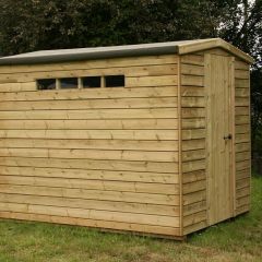 Apex Shed, Premier SECURITY, ex.19mm Shiplap, Tanalised 8' x 6'