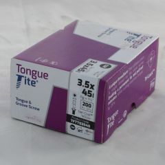3.5 x 45mm Tongue Tite Screws (200) (dark  purple and white)