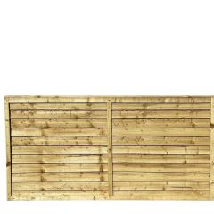 6ft x 4ft (1.83 x 1.22m) Treated Overlap Panel