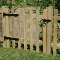 0.9m x 0.9m Ultima Pale Gate -  Forest Garden