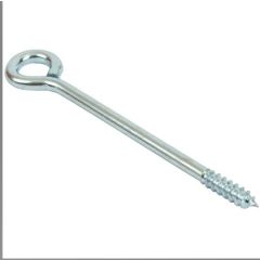 Vine Eyes to Screw 75mm BZP Clampaq of 3