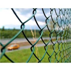 Green PVC Chainlink 50mm, 12.5m at 1800mm high