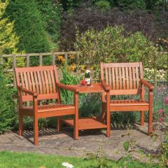 The Willington Companion Set, two chairs set at a comfortable angle.