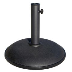 Round Parasol Base in black for 48mm diameter parasols