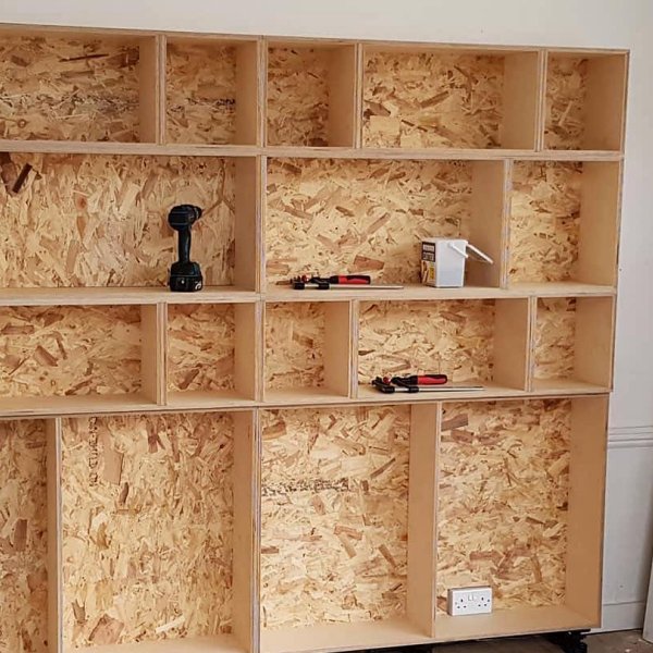 OSB and Ply shelving modules